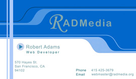 Radmedia business card
